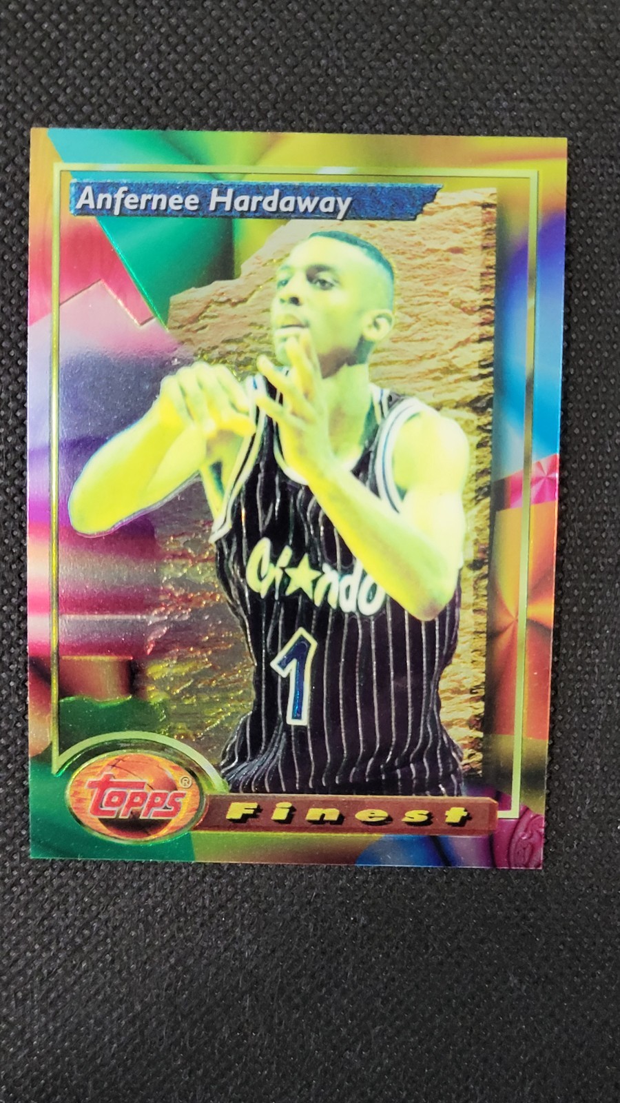 1993-94 Topps Finest Anfernee Hardaway Orlando Magic Rookie # 189