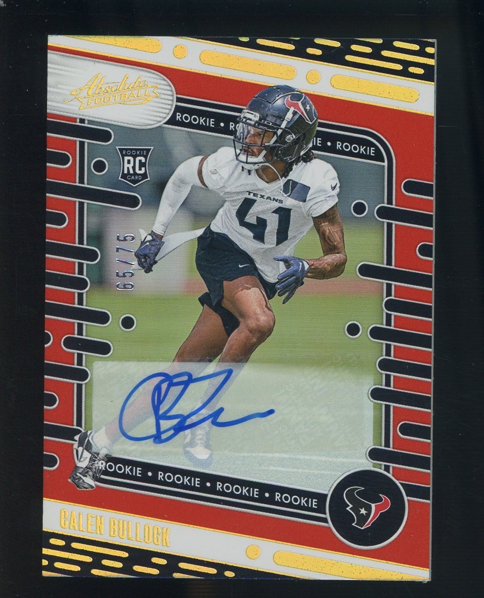 Calen Bullock Panini Absolute #165 Signature