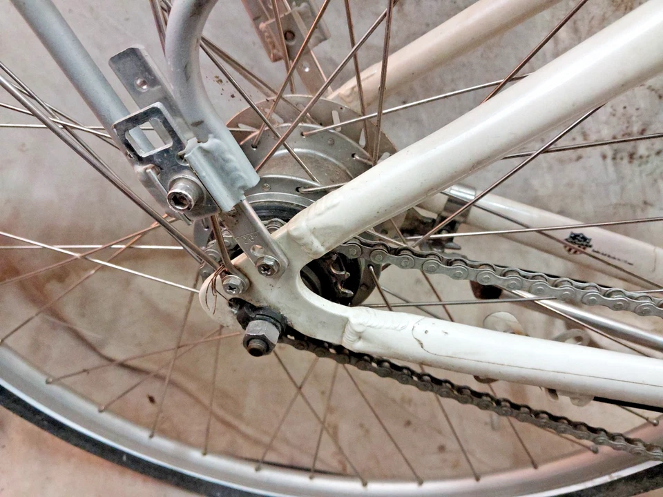 2010 Schwinn Tailwind 单速混合自行车 18 英寸大号铝 Java 通勤 ~ — 第 4/4 张图片