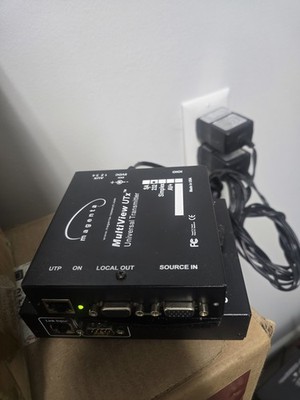 UTX AK500 Wireless System w/ Adapter + BNC & DVI-VGA Splitter Tested