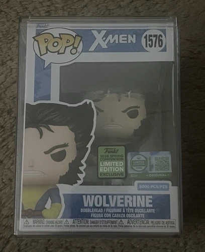 Funko Pop Marvel 1576 Wolverine Classic Unmasked Spring Con ECCC Limited 5000