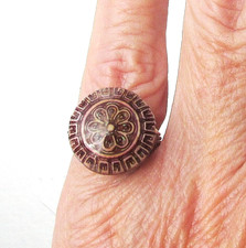 Vintage Artisan Ceramic Pottery Sterling Silv...