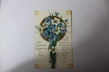 1926 Embossed Paper Easter Post Card Cancelled Stamp