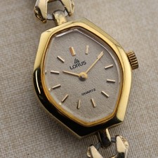 LORUS V235-5130 Two-Hand Quartz Analog Women's Watch Sz. 5 1/2" New Battery