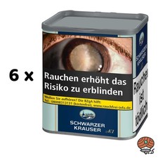 Schwarzer Krauser No.1 Feinschnitt Zigarettentabak 6x 61g