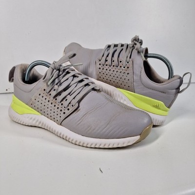 Adidas Bounce Golf Sneaker UK 7 Spikeless Grau Leder Schuhe Komfort Leicht