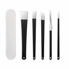5 PCS Pedicure Shavers Set Professional Foot File 1 Count Pack of 5 , Black