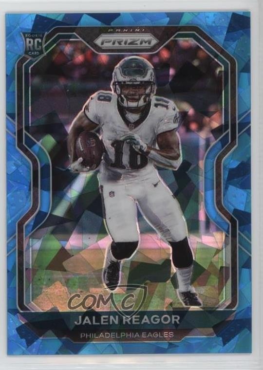 2020 Panini Prizm Rookie Blue Ice Prizm 10/99 Jalen Reagor #342 Rookie RC 1u6