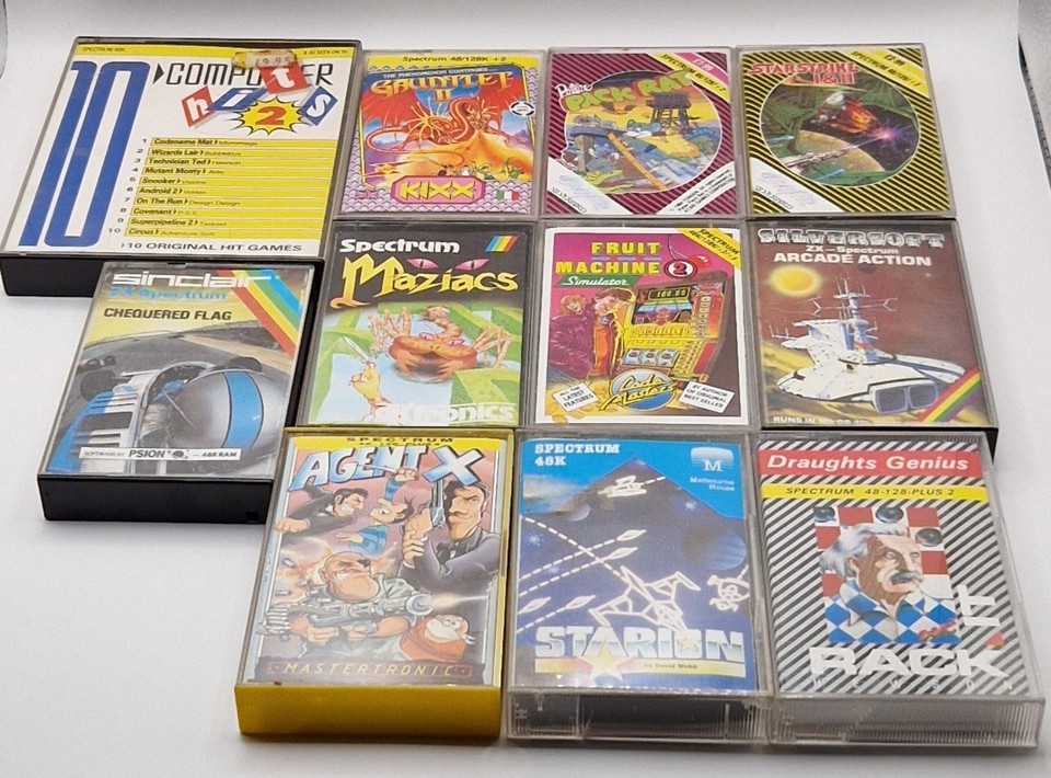 Cassette Jeu Collywobbles Pour Sinclair ZX Spectrum 48k - Vintage, Testé, Bon état