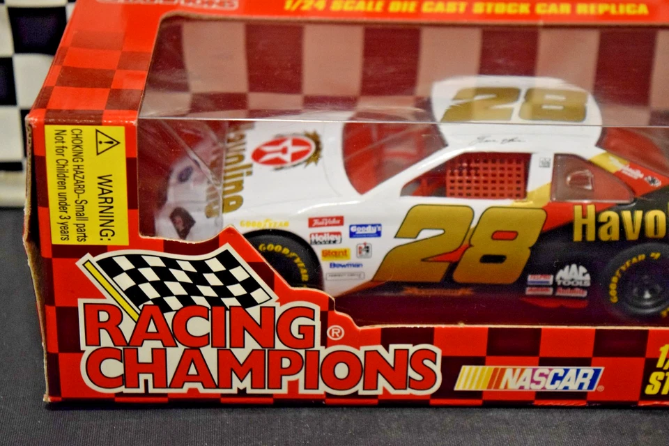 Campeones de carreras Ernie Irvan #28 Havoline Texaco 1997 escala 1:24 Ford Foto 2 de 4