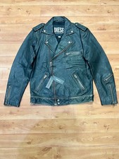 Diesel Men's Leather Jacket Size L