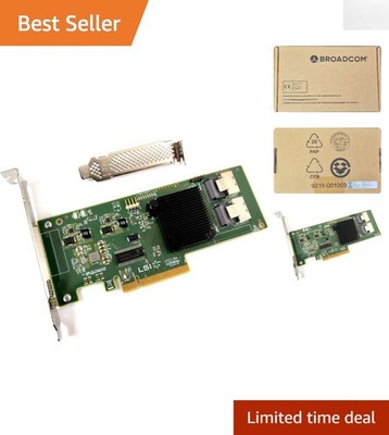 PCI Express x8 LSI 9211-8I 8-Port Controller - Fast Data Transfer for Servers