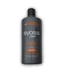 Syoss/Men Power Shampoo "normales Haar" 440ml/Haarpflege 