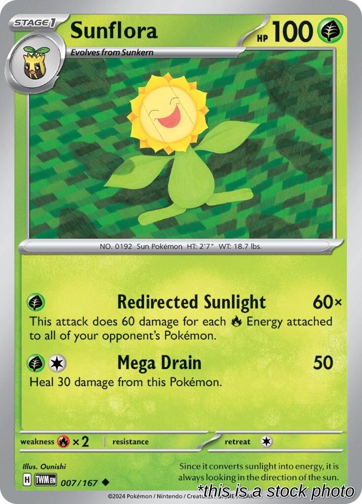 Sunflora Twilight Masquerade #007/167