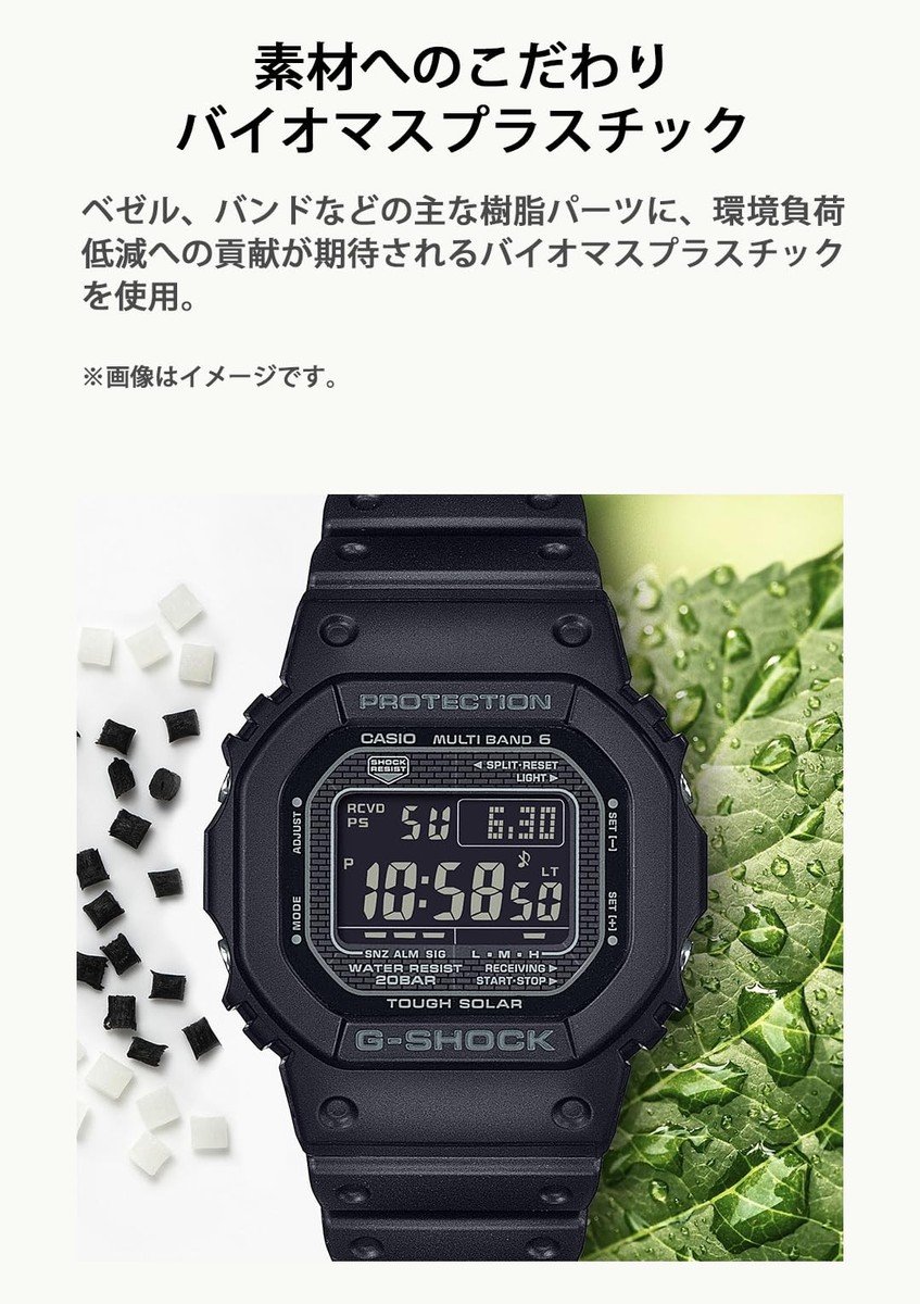 Unused CASIO G-SHOCK GW-5000HS-7JF Black Monotone Men's Watch in
