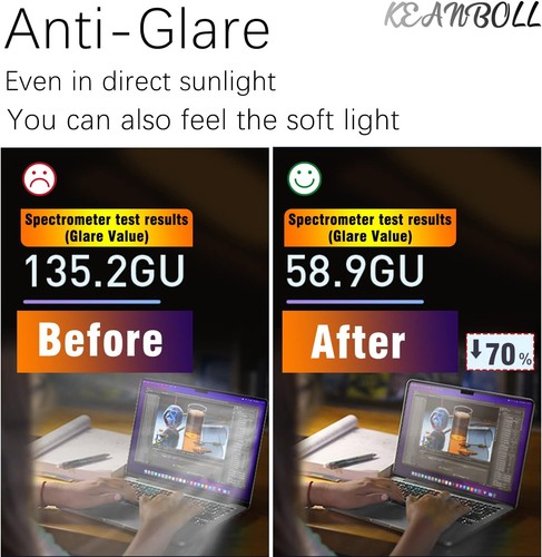 3 Pack Matte Anti-Glare Screen Protector for 13.3" Samsung Galaxy Book matte  - Picture 2 of 7