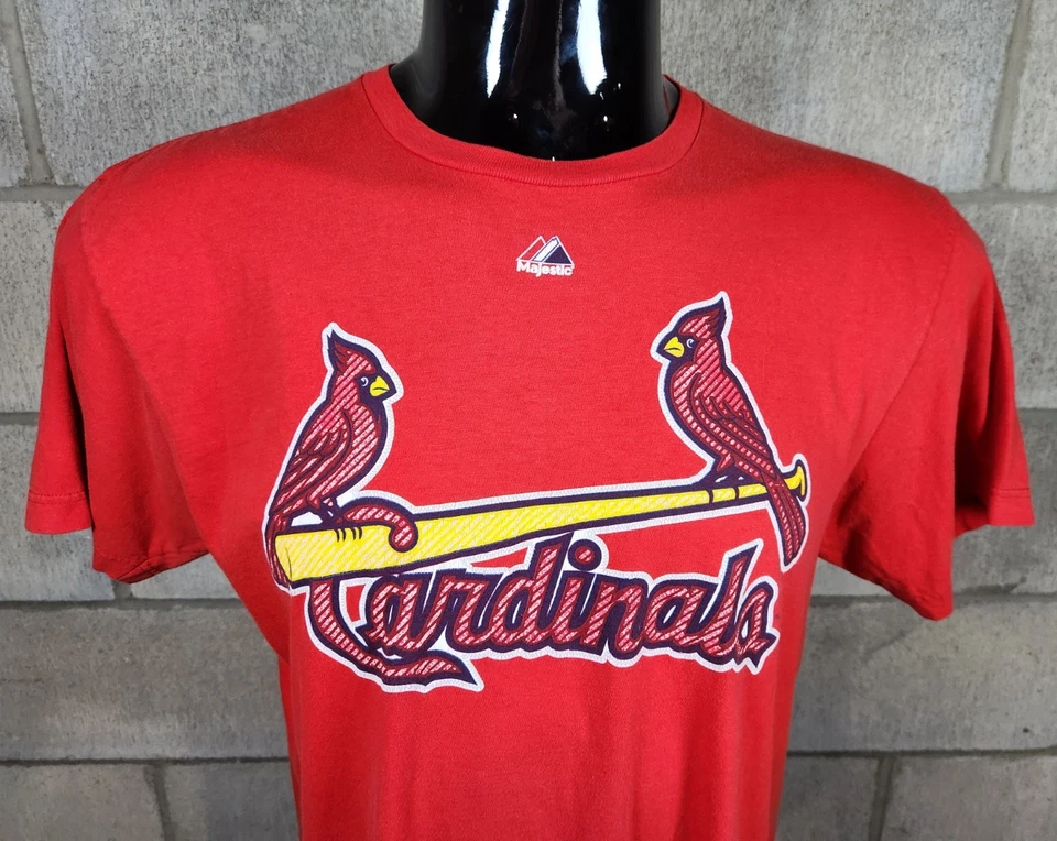 MLB St Louis Cardinals Allen Craig #21 Majestic Camiseta Roja Para Hombre XL Foto 4 de 4
