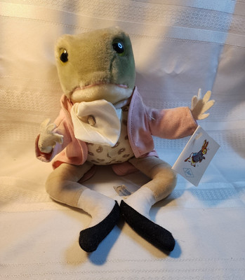Eden Beatrix Potter Mr. Jeremy Fisher Frog Plush, Small, 1986, 30622