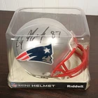 Rob Gronkowski Signed Patriots Mini Helmet Autographed Gronk
