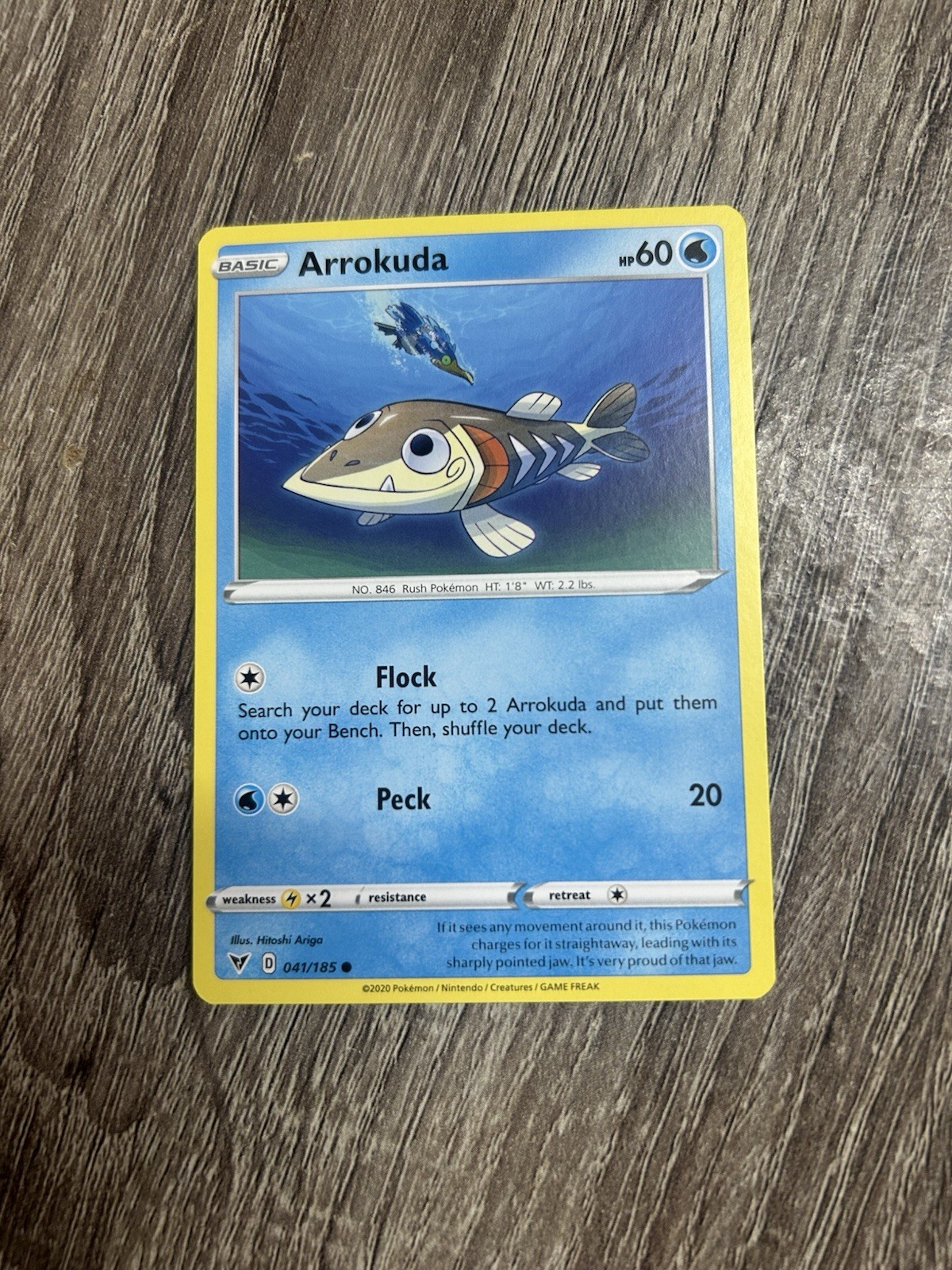 “Arrokuda” Pokemon Card