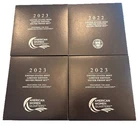 LOT OF 4 2023/2022 Silver Proof Sets US Mint Limited Edition OGP COA 32 COINS