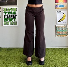 Vintage Brown Low Rise Flare Pants
