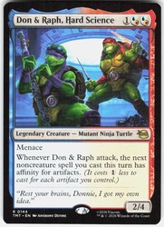 Don & Raph, Hard Science - Teenage Mutant Ninja Turtles (TMT) #144 Rare