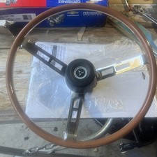 260-69w Mopar 1966-69 B Body Rallye Woodgrain Steering Wheel Coronet Charger Kit 260-69w Mopar 1966-69 B Body Rallye Woodgrain Steering Wheel Coronet Charger Kit