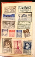 Lot de timbres français vintage