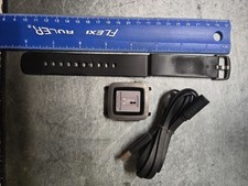 Pebble Time 40mm Gray Metal Case Black Silico...