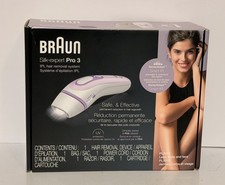 Braun Silk-expert Pro 3 IPL Hair Removal Device Senso Adapt for Face  Body