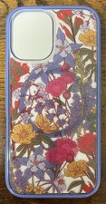 OtterBox Symmetry Series MagSafe Case for iPhone 16/Plus/Pro/Max - Floral Purple