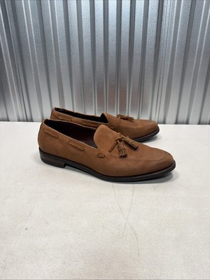 Allen Edmonds x Joseph Abboud Luca Tassel Loafers Leather Shoes Men s Size 13