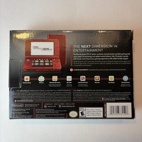 Nice! Nintendo New 3DS XL Red Box Complete W Charger Stylus Top IPS US Model
