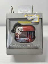 HeyDay Case FOR AirPods Gen 3 Earbud Cover With Keychain Clip Clear Illustration