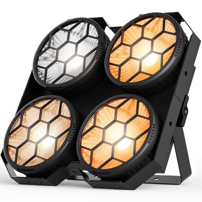2IN1 COB 4x150W Warm & Cold White Par Lights Linear Spotlights DJ Stage Lighting