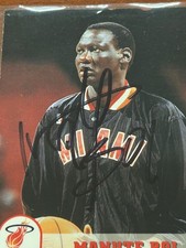 1993-94 Hoops MANUTE BOL #359 🔥 Heat 🏀 TOUGH RaRe Autograph 🔥 Auto  died 2010
