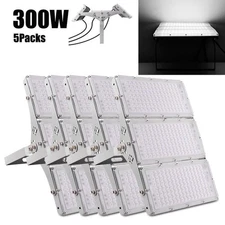 5x 300W LED Flood Light Cool White Module Spotlight Bright Outdoor Lighting US