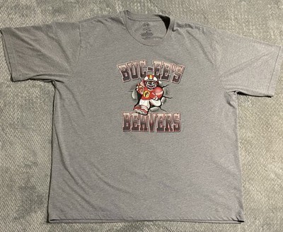 Bucees Beavers Football Team #82 Grey Cotton Tshirt Size 4XL
