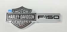 Ford F150 Harley Davidson Logo Metal Body Emblem Oem For Fender Gate Nos