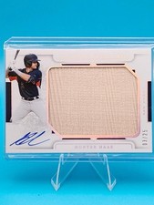 National Treasuers Hunter Haas Jumbo Lumber Signature Holo Silver /25