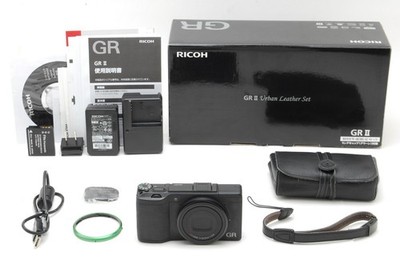 1st Limited [MINT / Shot 7805] Ricoh GR II 16.2MP Black Compact Digital Camera