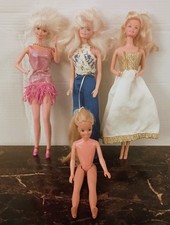 Vintage Barbie Doll Lot Of 4
