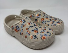 Crocs Classic Crafted Floral Clog 212878-2MC Womens Size 8 NEW
