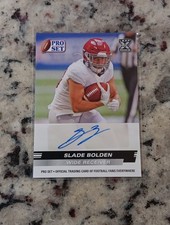2022 Leaf Pro Set Autograph Slade Bolden Rookie RC #PSA-SB1 Auto