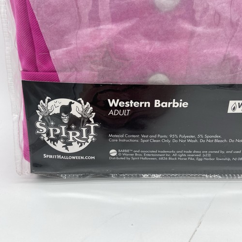 Spirit Halloween Adult Western Barbie Costume - Barbie the Movie Size Medium - Picture 6 of 9