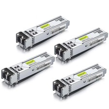 [4 Pack] 10Gtek for Netgear AGM731F 1G SFP SX Multimode Transceiver,