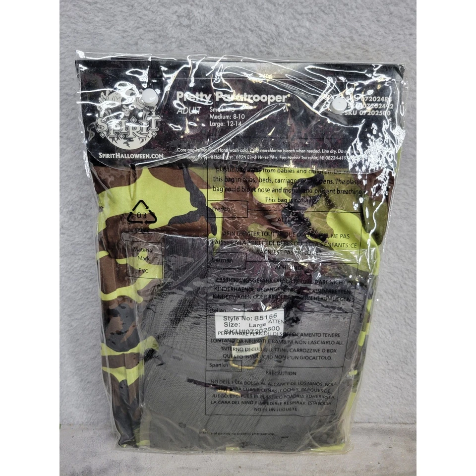 Disfraz de paracaidista Spirit Halloween talla grande mono cuerpo Foto 4 de 4