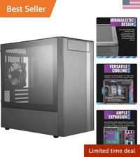 Stylish MasterBox NR400 Micro-ATX Case: Optimal Cooling  Minimalist Aesthetic