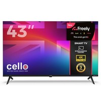 Cello C43RK4K 43 Inch ROKU Smart LED TV FREELY WiFi HDMI Netflix Disney+ Prime